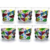 Набор стаканов Mosaic 265 мл, 6 шт, в подарочной упаковке, разноцветный